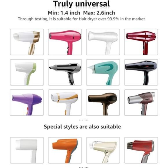 Universal Hair Diffuser Hair Dryer Diffuser Attachment For Curly Wave Thick - Picture 4 of 7